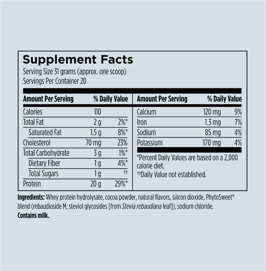 Hydrolyzed Whey Protein (New Formula)